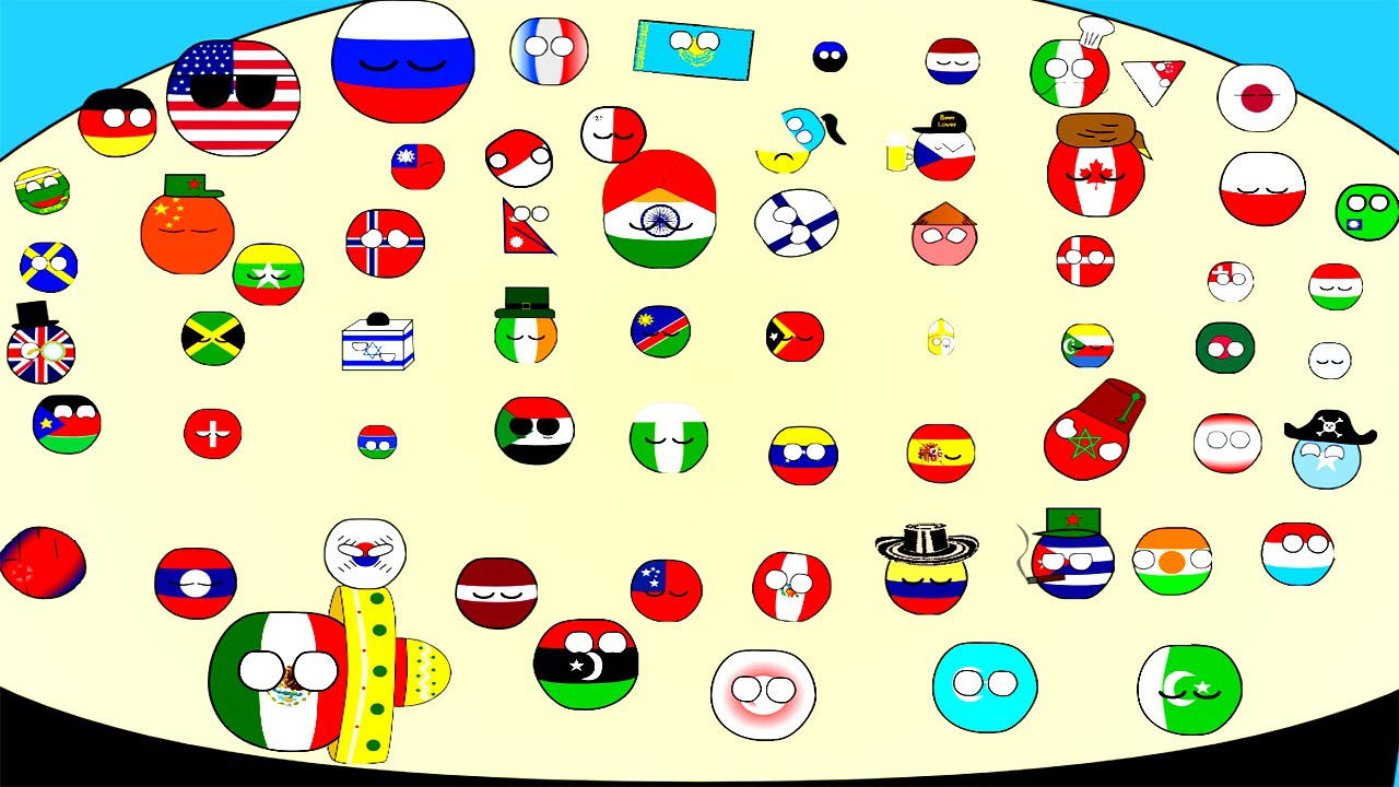 All Numberblocks Countryballs Band V12