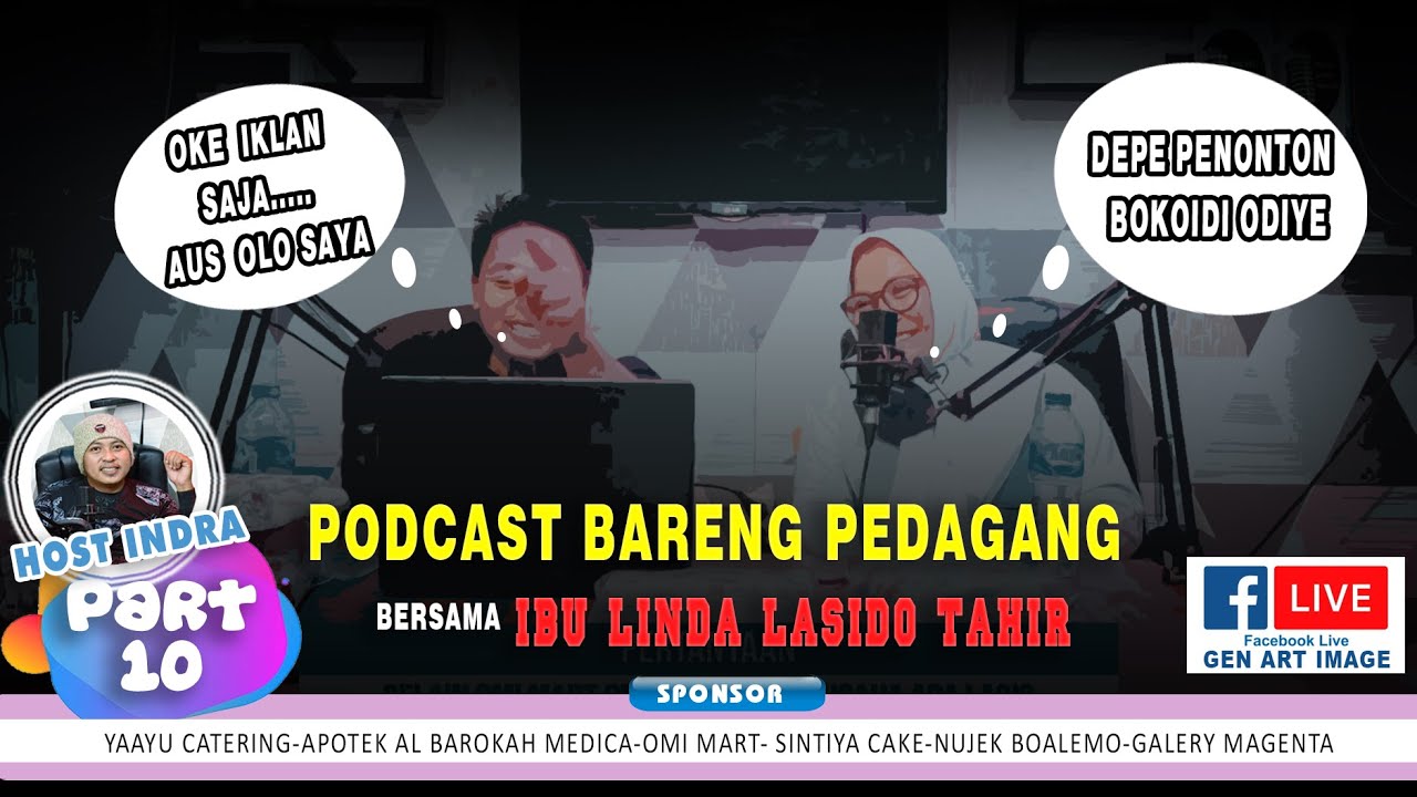 PODCAST BARENG PEDAGANG BERSAMA IBU LINDA LASIDO TAHIR