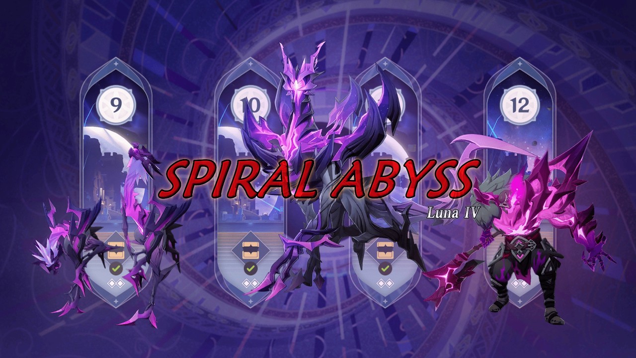 Genshin Impact Spiral Abyss Luna IV (ครึ่งหลัง)