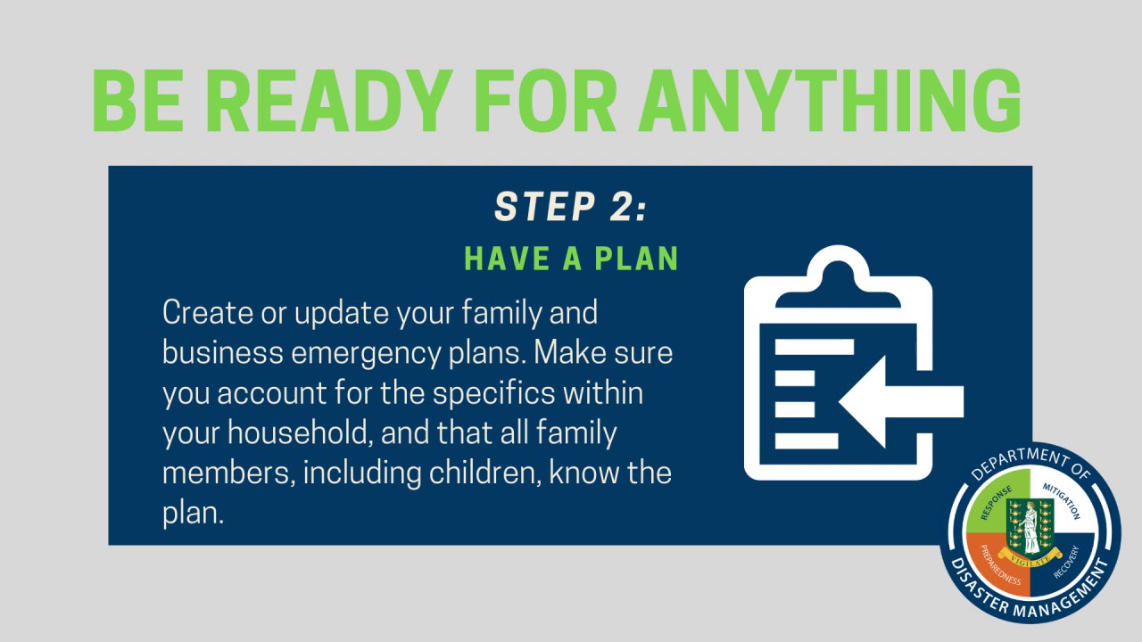 Ready for Anything - Five Steps to Emergency Preparedness