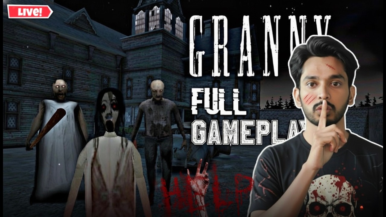 GRANNY HORROR LIVE 🔥 ESCAPE IF YOU CAN | SCARY GAMEPLAY