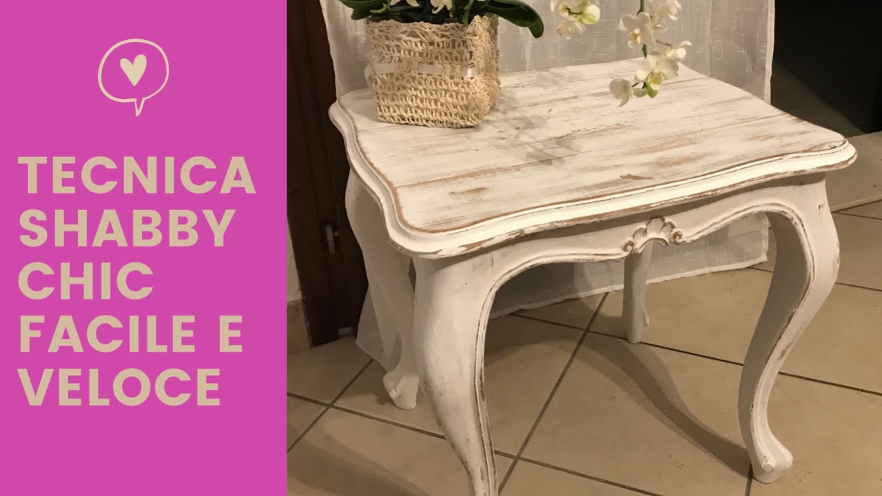 Come trasformare un mobile in stile shabby chic in modo facile e veloce!