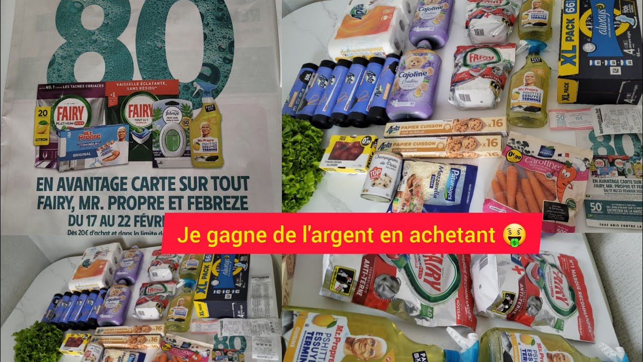 Grand retour de course à 36€ Intermarché/ Restock à 0% grâce aux promos+ ebayclub 