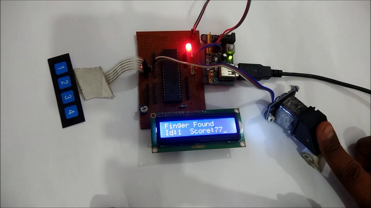 Interfacing Fingerprint Sensor with PIC Microcontroller