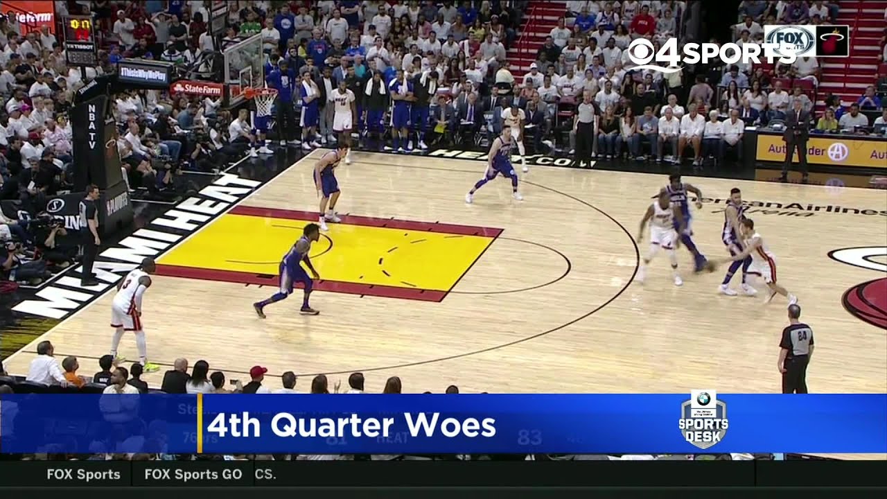 CBS4 Sports Desk Jim Berry Mike Cugno and Special Guest Tim Reynolds talk Heat Playoffs.
