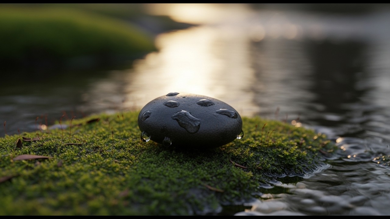[Relaxing Music] 🌿432Hz Pure Peace: Motionless Pebble & Gentle Flow for Mental Reset 🧘