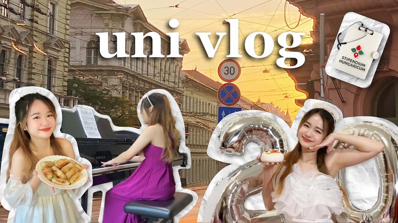 DU HỌC HUNGARY🇭🇺Khám sức khoẻ học bổng Stipendium cùng mình | Thi chuyên ngành, làm nem, sinh nhật