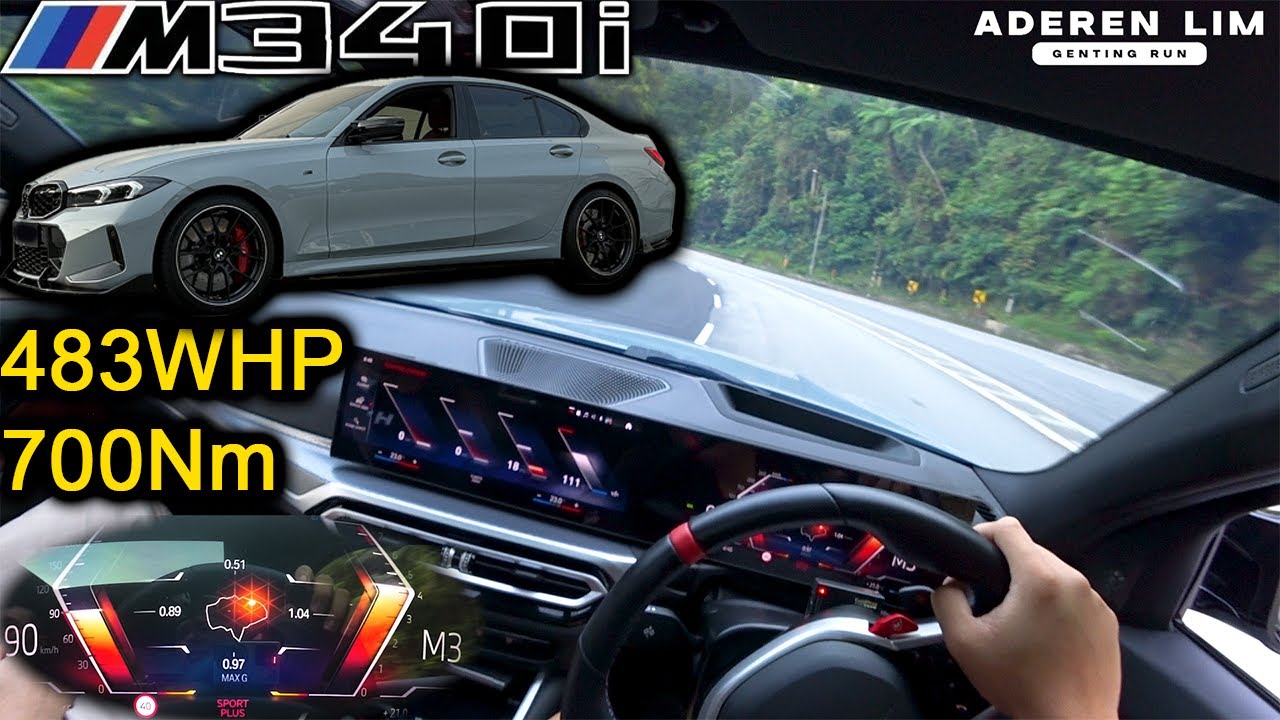 Part 2/2 | BMW M340i Pro LCI | Malaysia #POV [Genting Run 冲上云霄] [CC Subtitle]