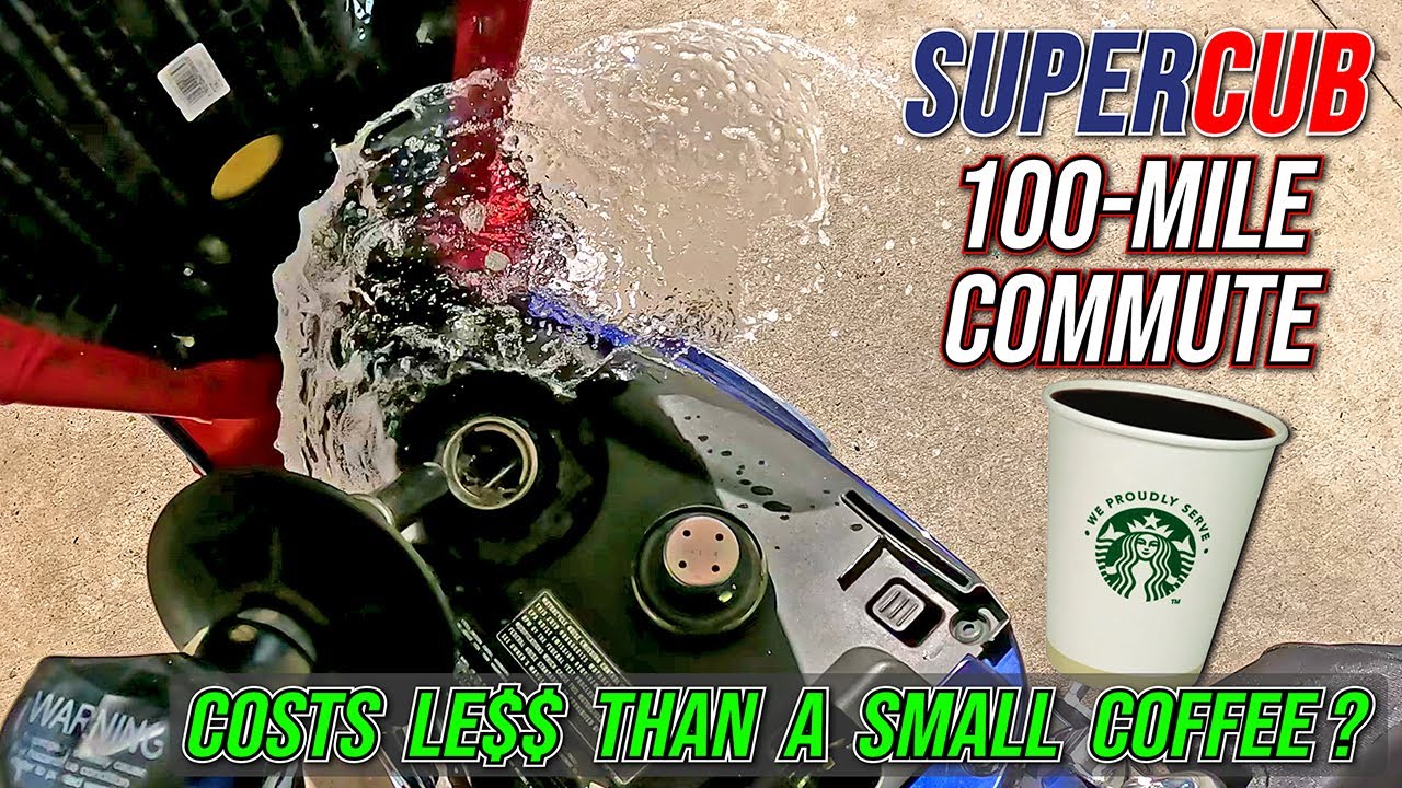 VLOG: Honda Super Cub C125 // 100-mile commute for under $2.50?