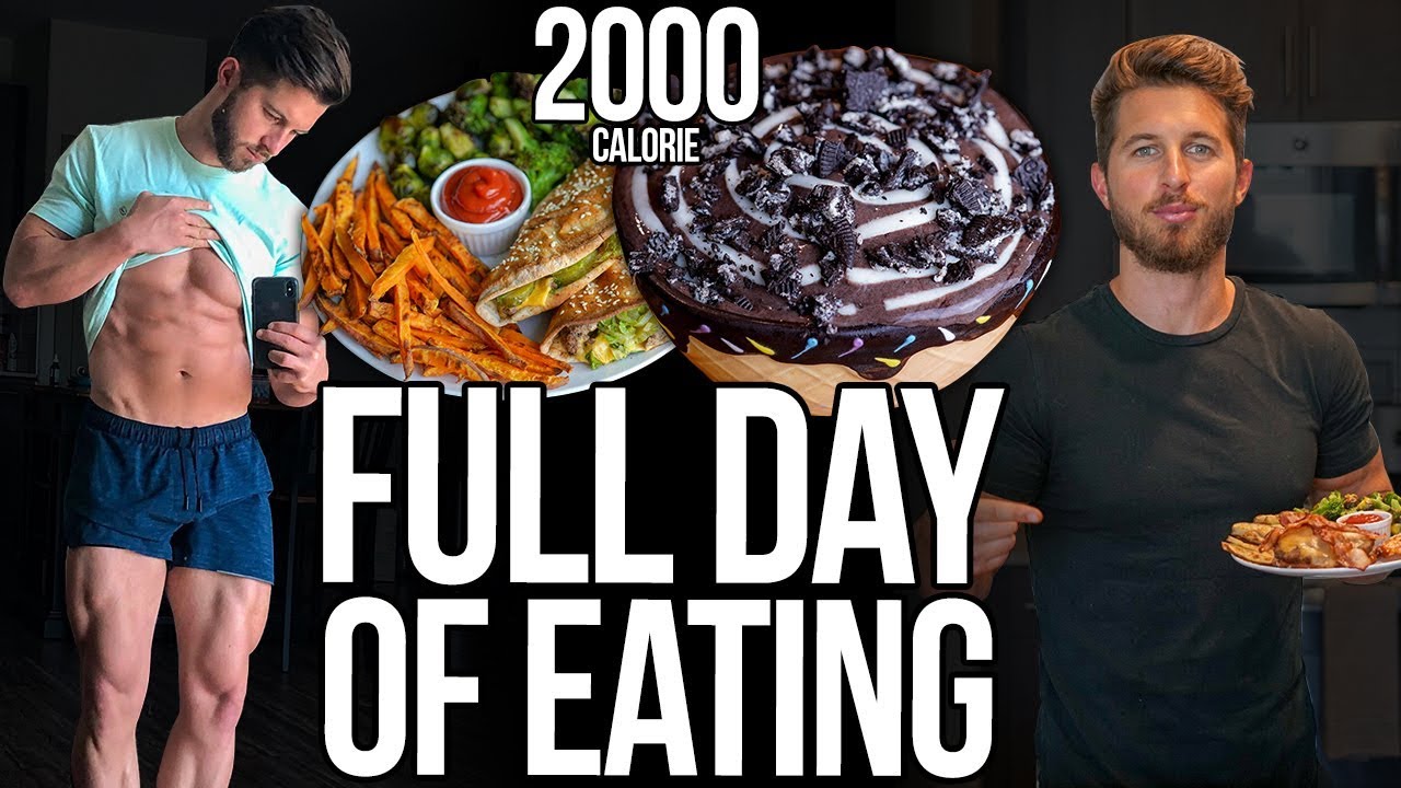 2000 Calorie Full Day of Eating! Macros: 235g Carbs, 66g Fat, 185g Protein