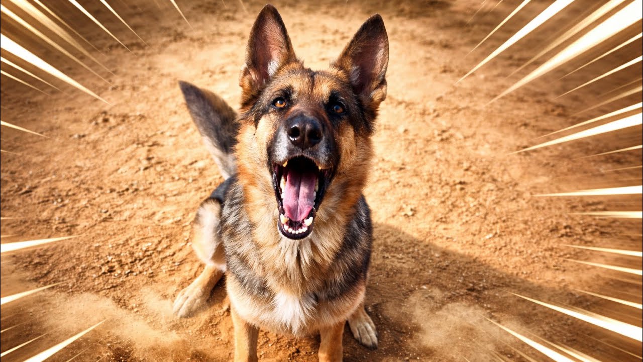 German Shepherd Puppy Barking Nonstop 