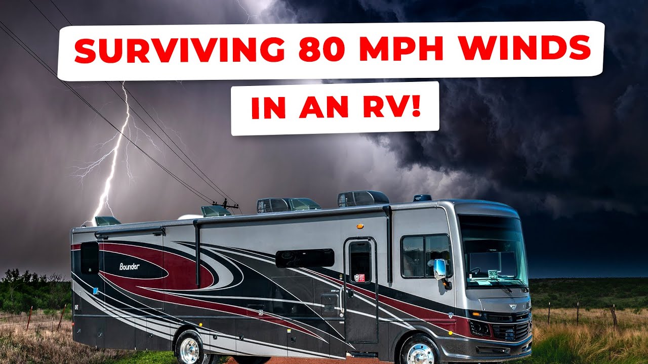 RV Couple endures TERRIFYING 80 MPH Storm While Camping!