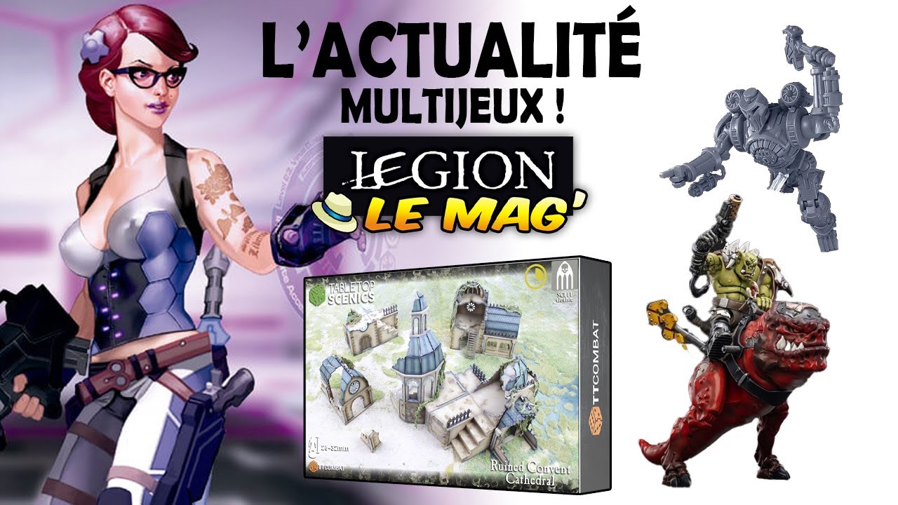 Legion Le mag Novembre - Infinity, Dystopian Wars, Bushido, Moonstone, Rumbleslam, Carnevale