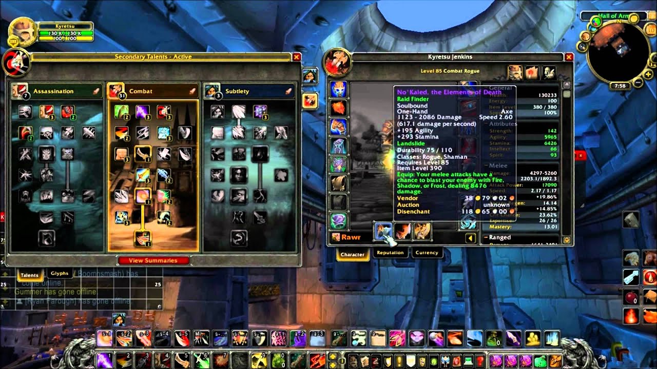 Combat Rogue - Dps Guide 4.3 (PvE)