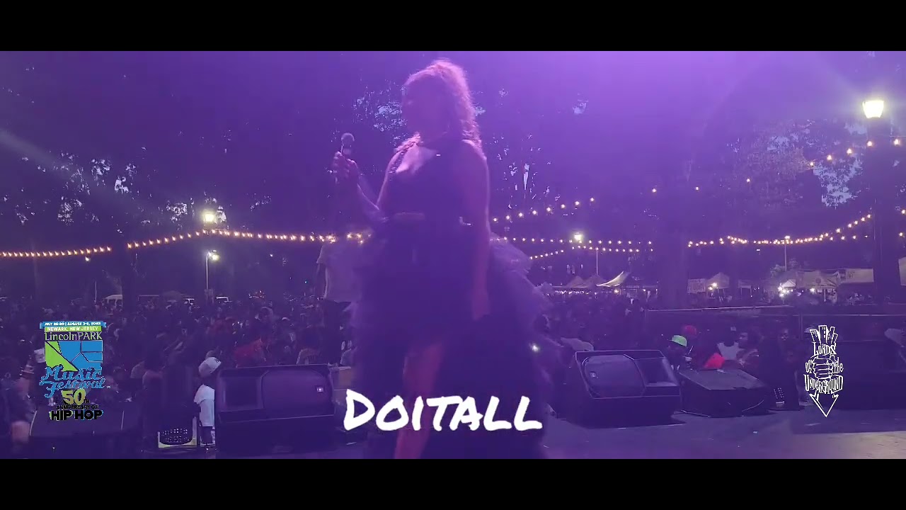 Lincoln Park Music Festival Newark NJ 2023 - Krs-One , Rah Digga , Treach , Shyheim , Doitalldu