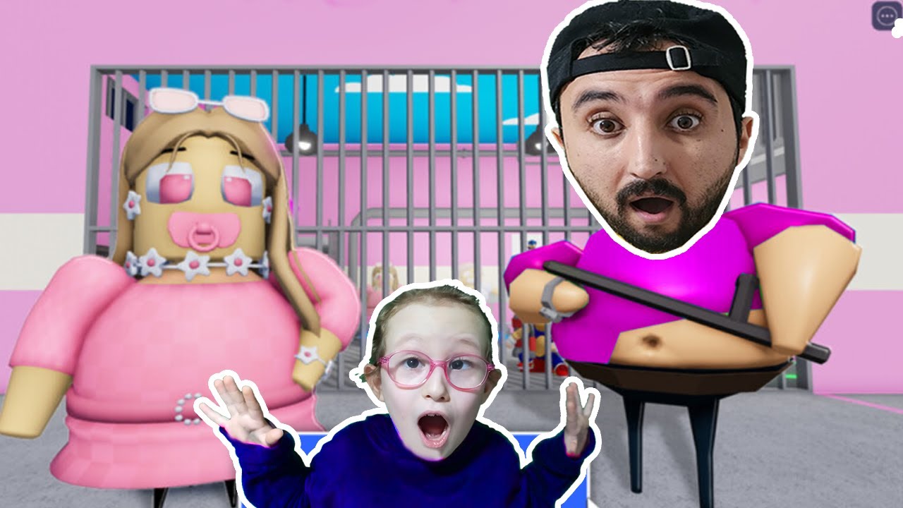KORKUNÇ AMA TATLI KRALİÇE GARDİYANDAN KAÇIYORUZ 😱👑 ROBLOX QUEEN BARRY'S PRISON RUN OBBY! OYUNA GEL