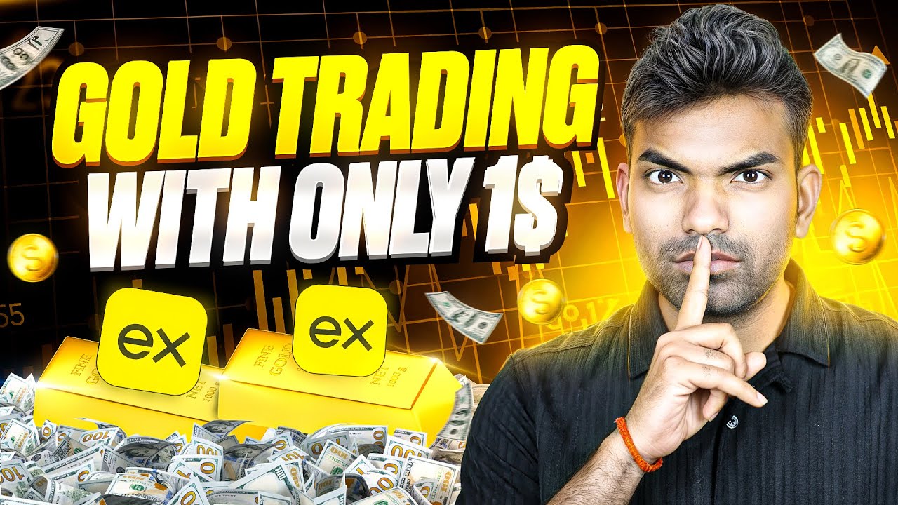 Start Gold Trading with Just $1 | Live XAUUSD Trade on Exness | Beginner to Pro Guide
