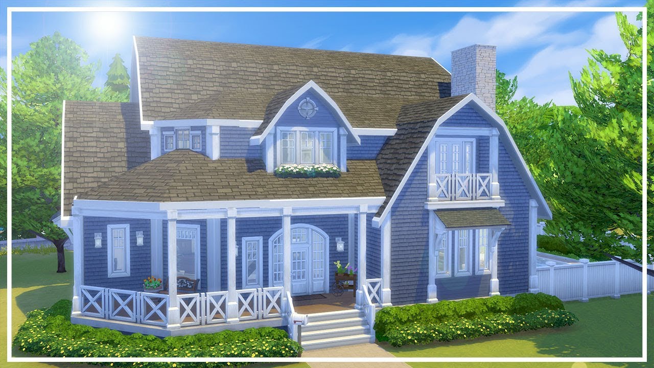 CAPE COD MANSION // The Sims 4: Speed Build