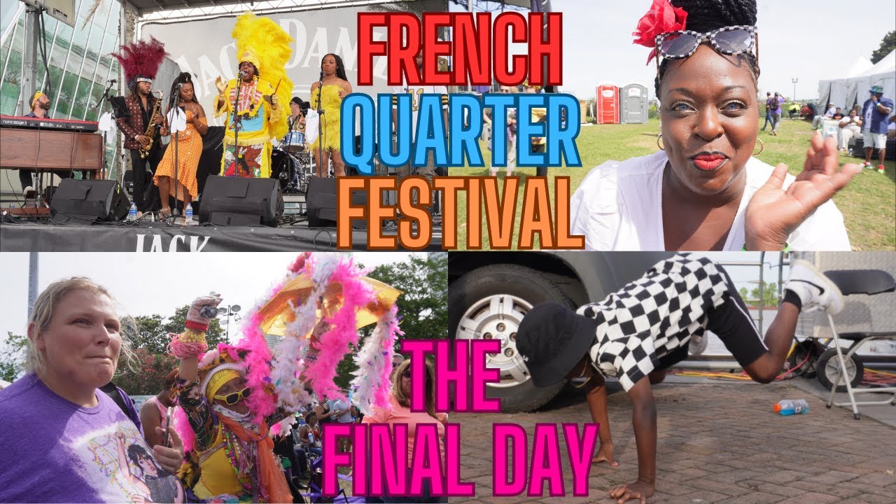 French Quarter Fest 2023 Day 4! The FINAL DAY of the best festival in New Orleans Feat @whodatpat504