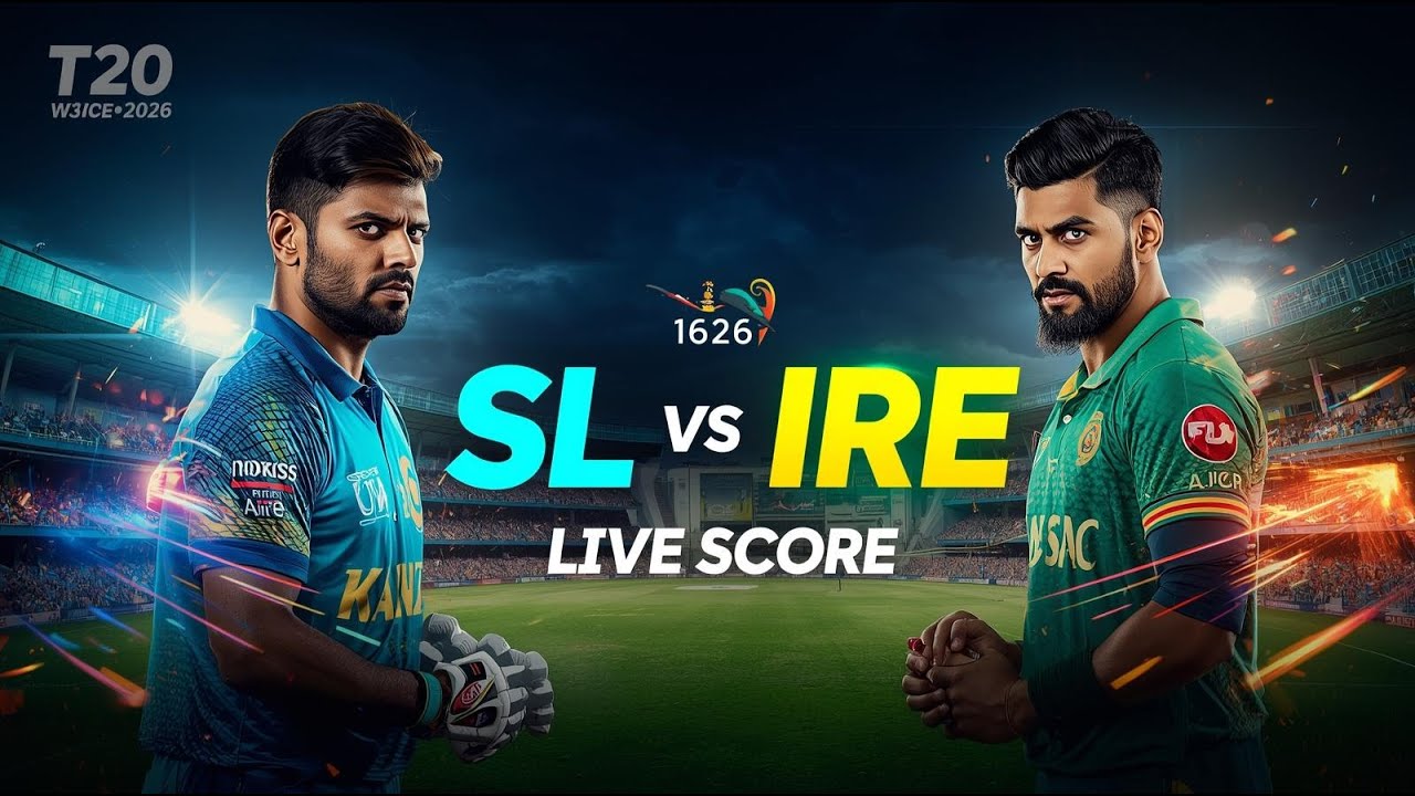 Sri Lanka vs Ireland, T20 World Cup 2026 - Live Cricket Score