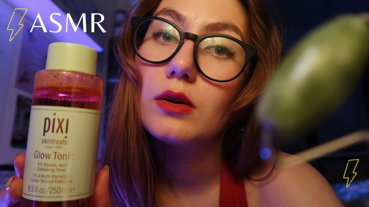 ASMR français | Chaotic Fast & Aggressive Skincare Application ⚡  Personal Attention