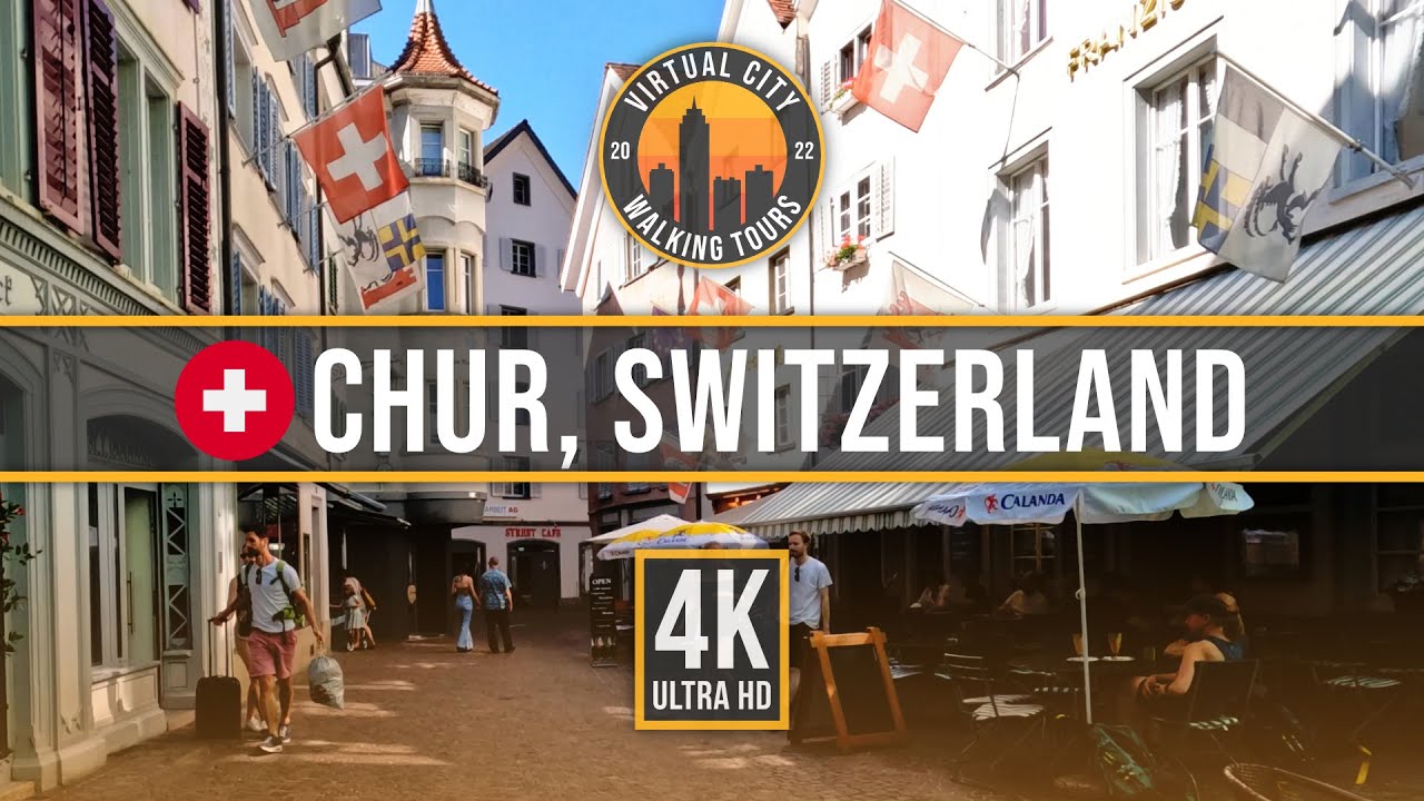 🇨🇭 CHUR, SWITZERLAND – City Walking Tour 2023 [4K Walk]