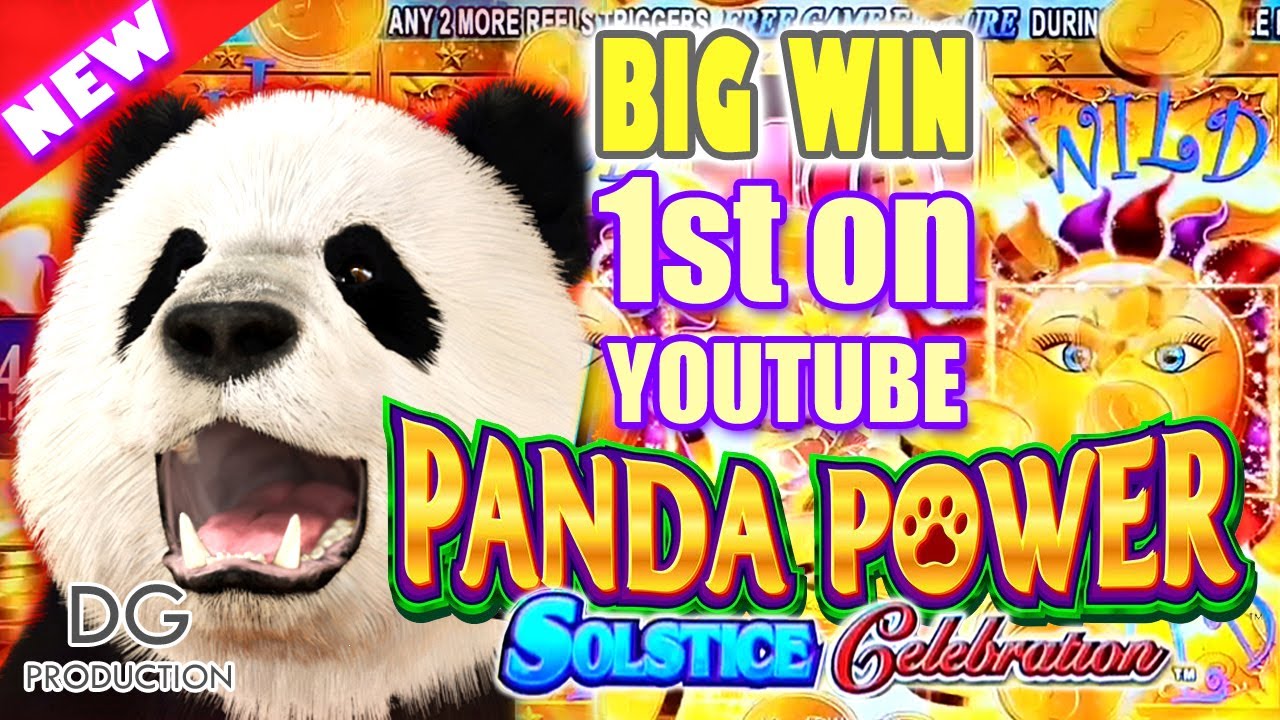 💥 1ST ON YOUTUBE 💥 Panda Power Solstice Celebration Slot Machine Big Huge Win Bonus Wheel Multiplier