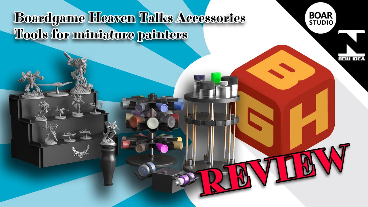 Board Game Heaven Talks Accessories 58 - Painting Tools (Boar Studio & New Idea)