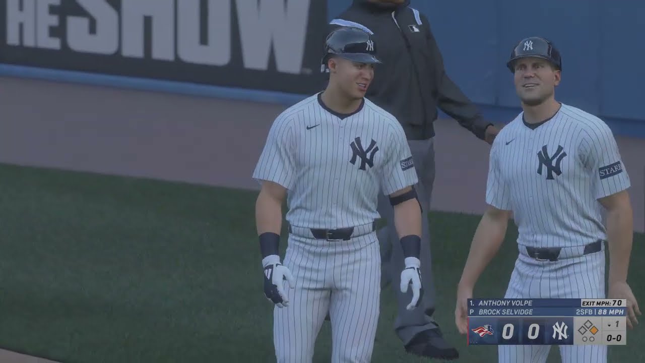 MLB The Show 25 somerset patriots vs new york yankees 