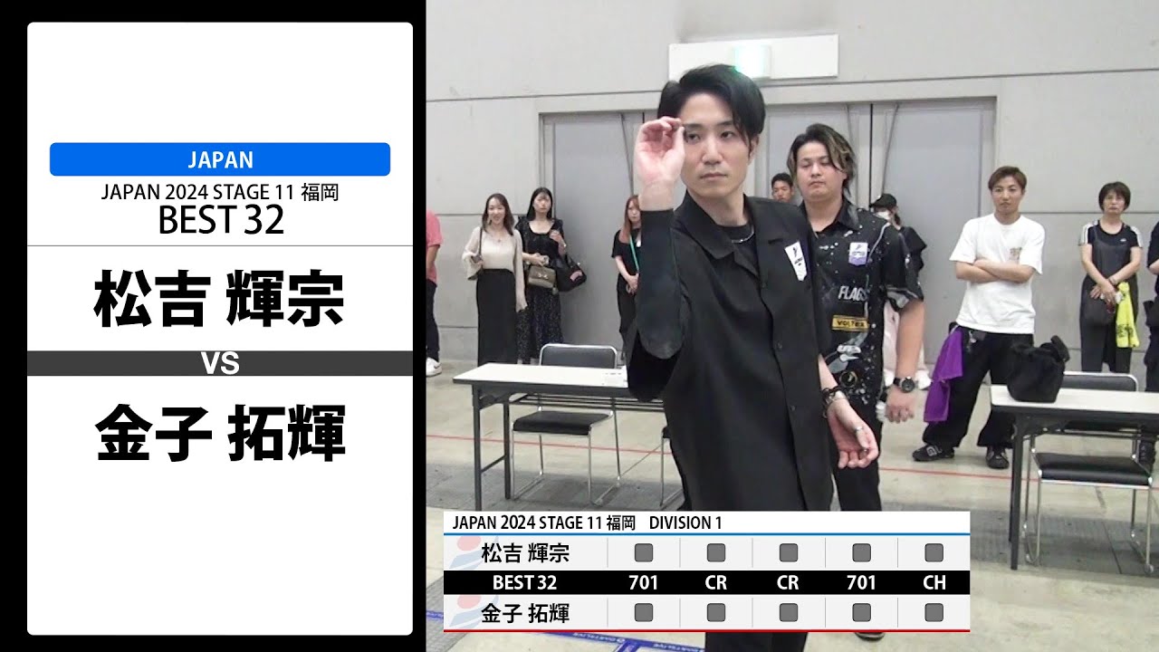 【松吉 輝宗 VS 金子 拓輝】JAPAN 2024 STAGE11 福岡 BEST32