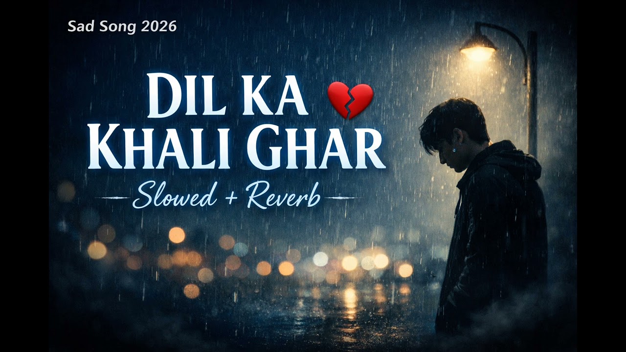 Dil ka khali ghar #slowed reverb #sadsong #1million target 🎯