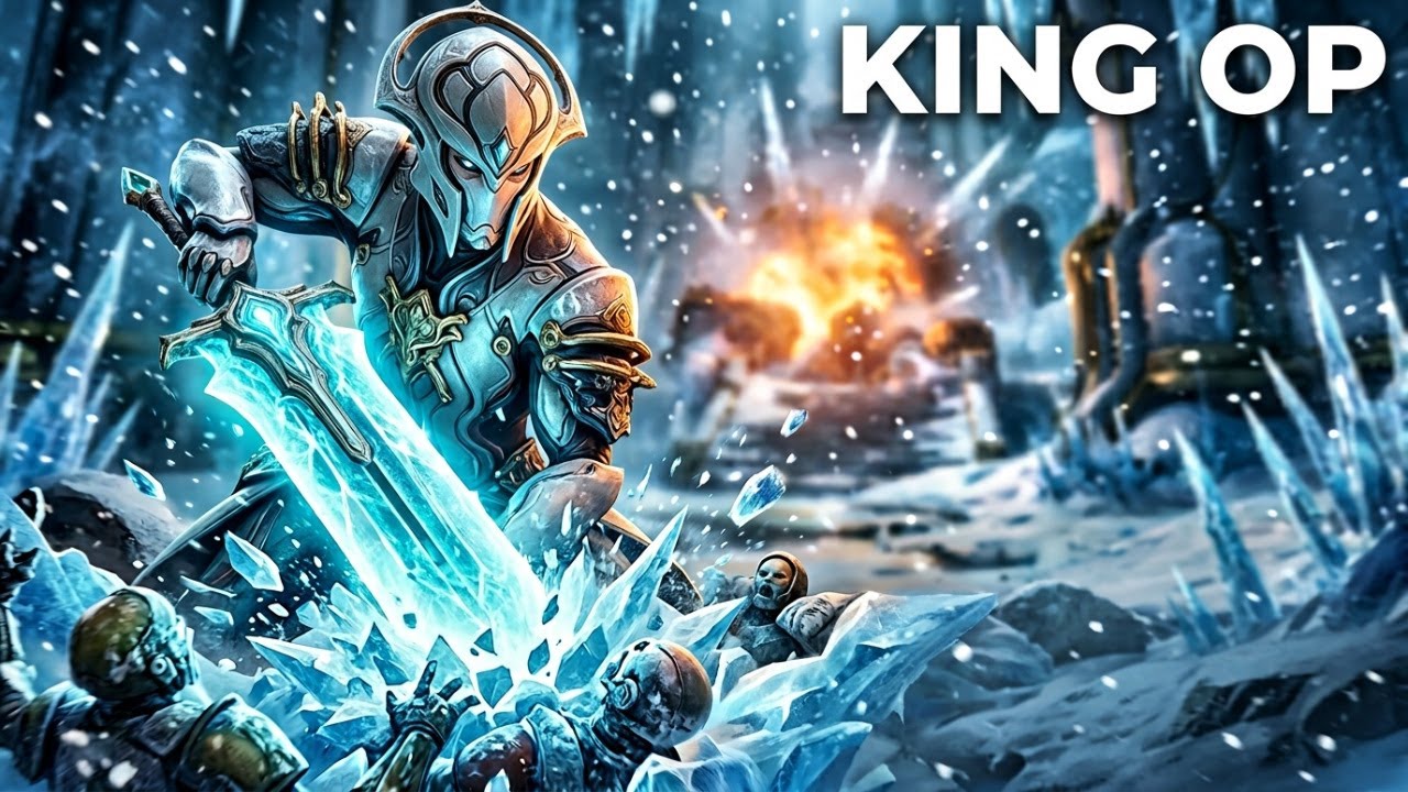 Warframe the OP FROZEN KING the bringer of the Ice Age