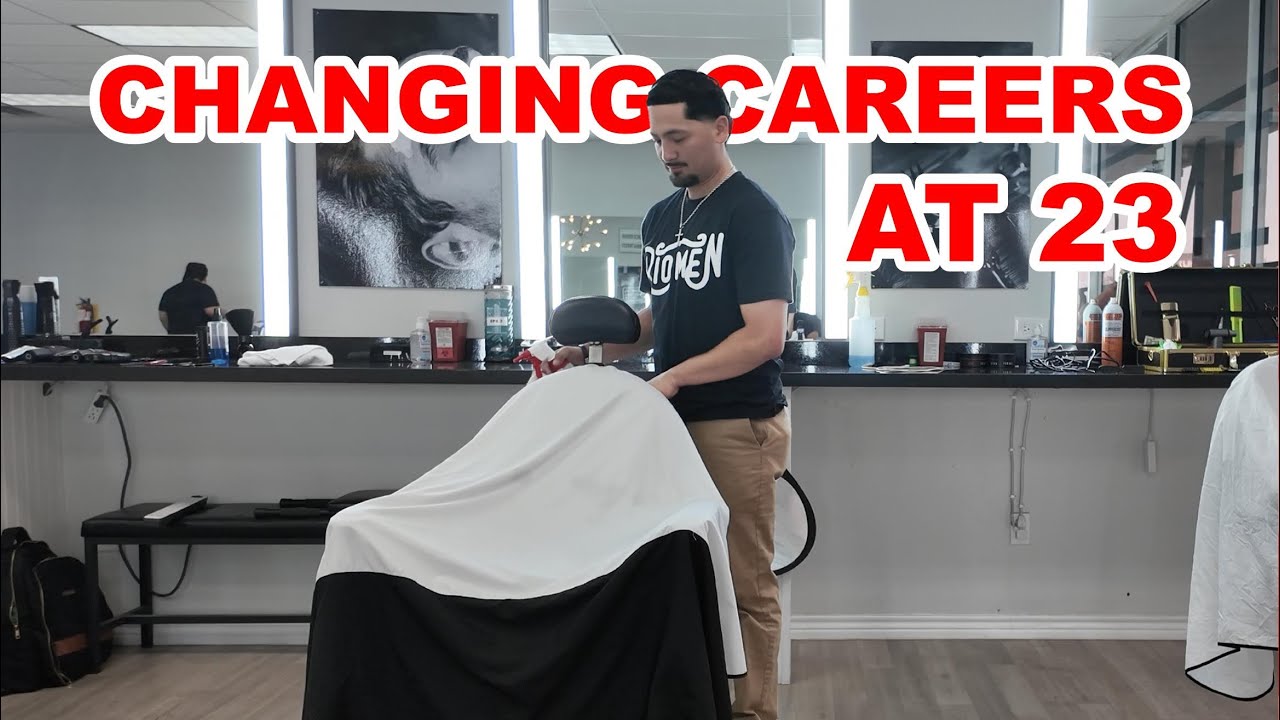 My 1st Day at Barber School as a 23 YR old 💈😳 | Wavy Cakes Vlog