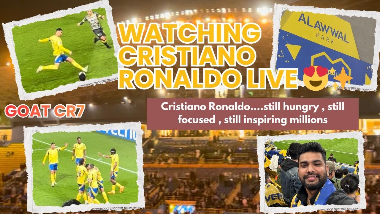 Watching Cristiano Ronaldo live 🤩😍😱| My first voiceover #cristianoronaldo #birthday #viral #video 