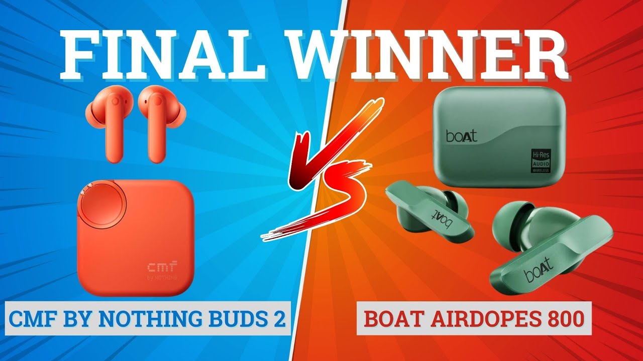 CMF Buds 2 vs boAt Airdopes 800 🔥 Best TWS for Music, Gaming & Calling⚡️