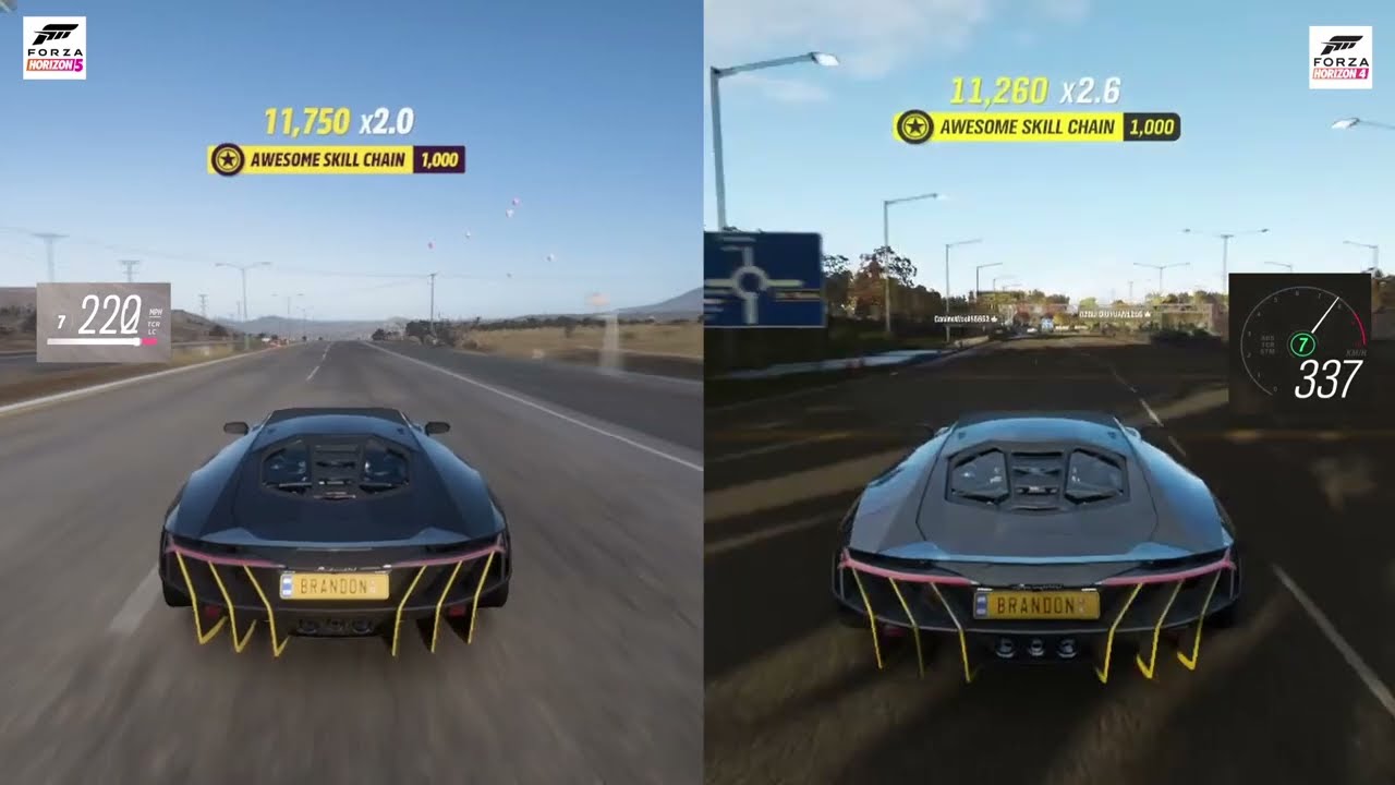 UK vs MEXICO: Which Game Does the Centenario Better? (FH4 vs FH5)