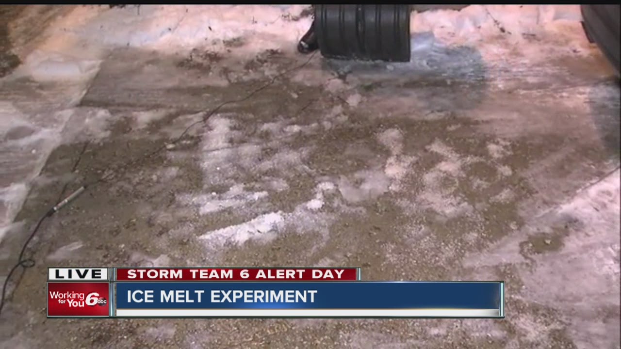 What works best for melting the ice?
