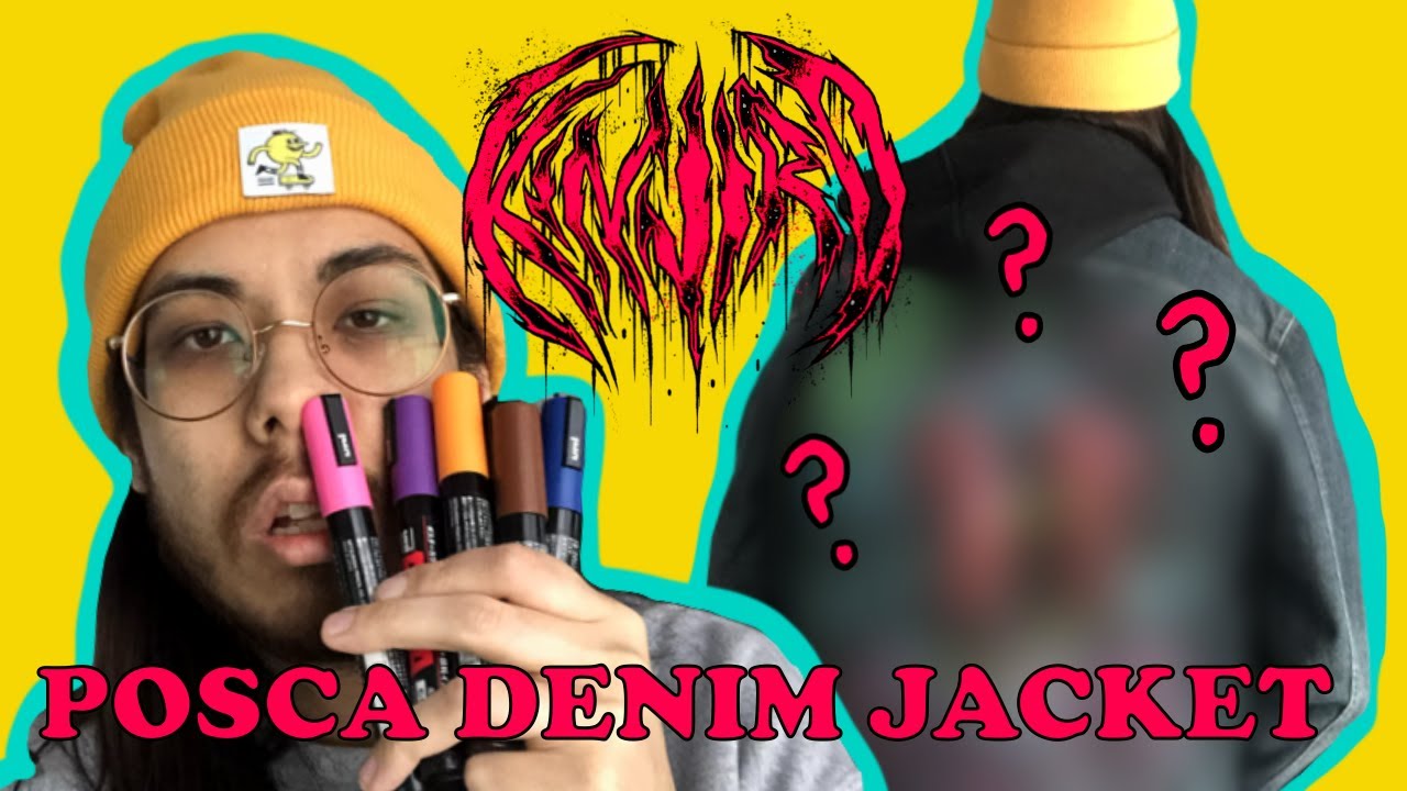 KINJIRO KUSTOM: DIY DENIM JACKET EDITION ft. POSCA MARKERS