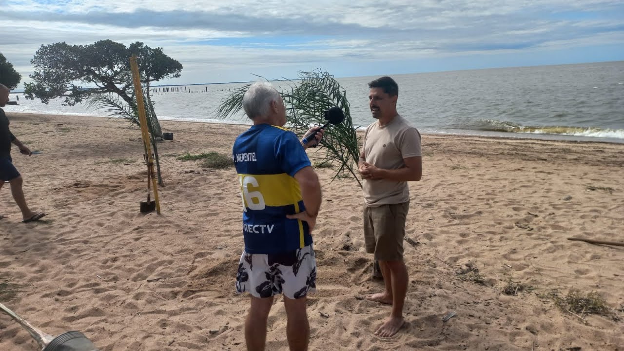 PREFEITO DE ARAMBARE FALA SOBRE RESTAURAÇÃO DO BARQUINHO NO BAIRRO CARAMURU E TAMBÉM SOBRE A PONTE