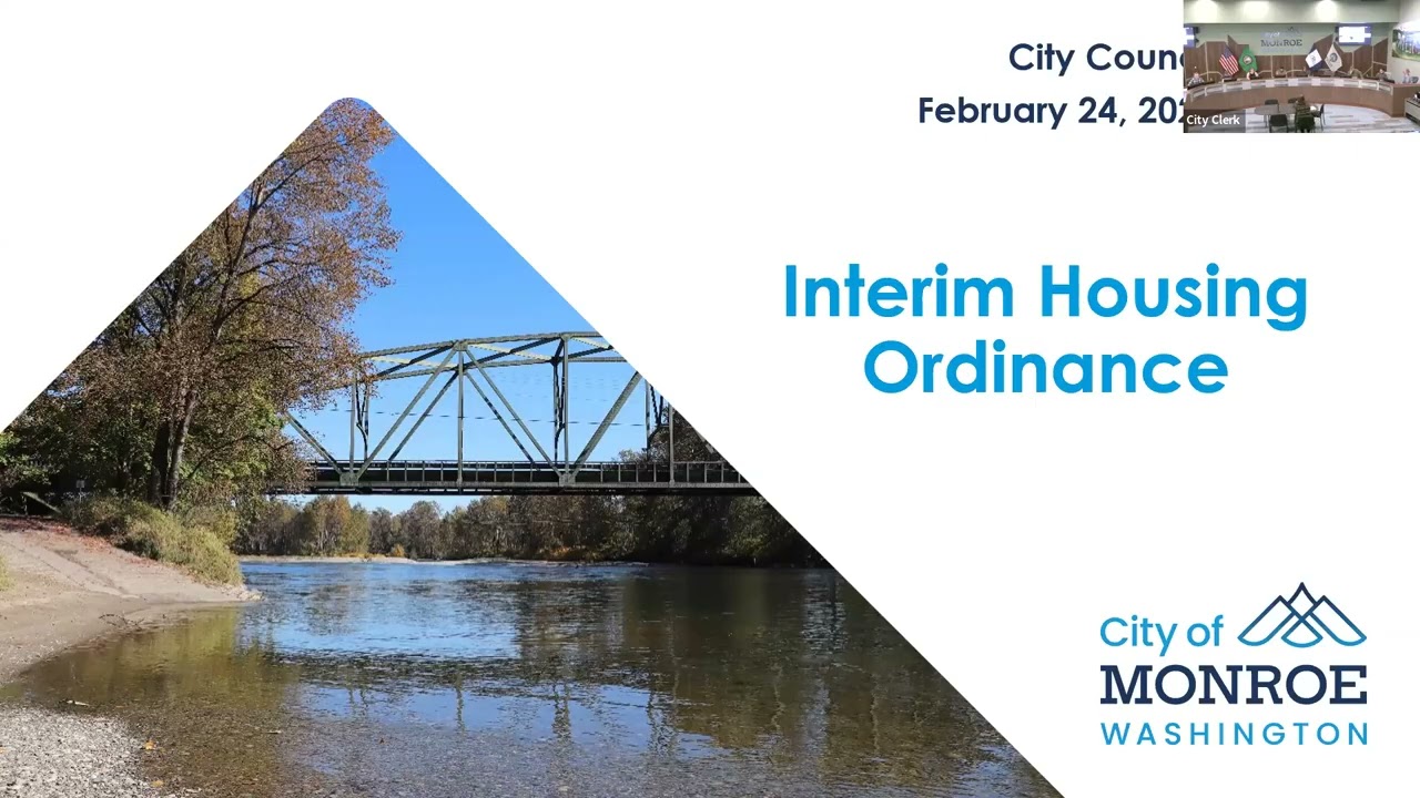 February 24, 2026 Monroe WA City Council Meeting