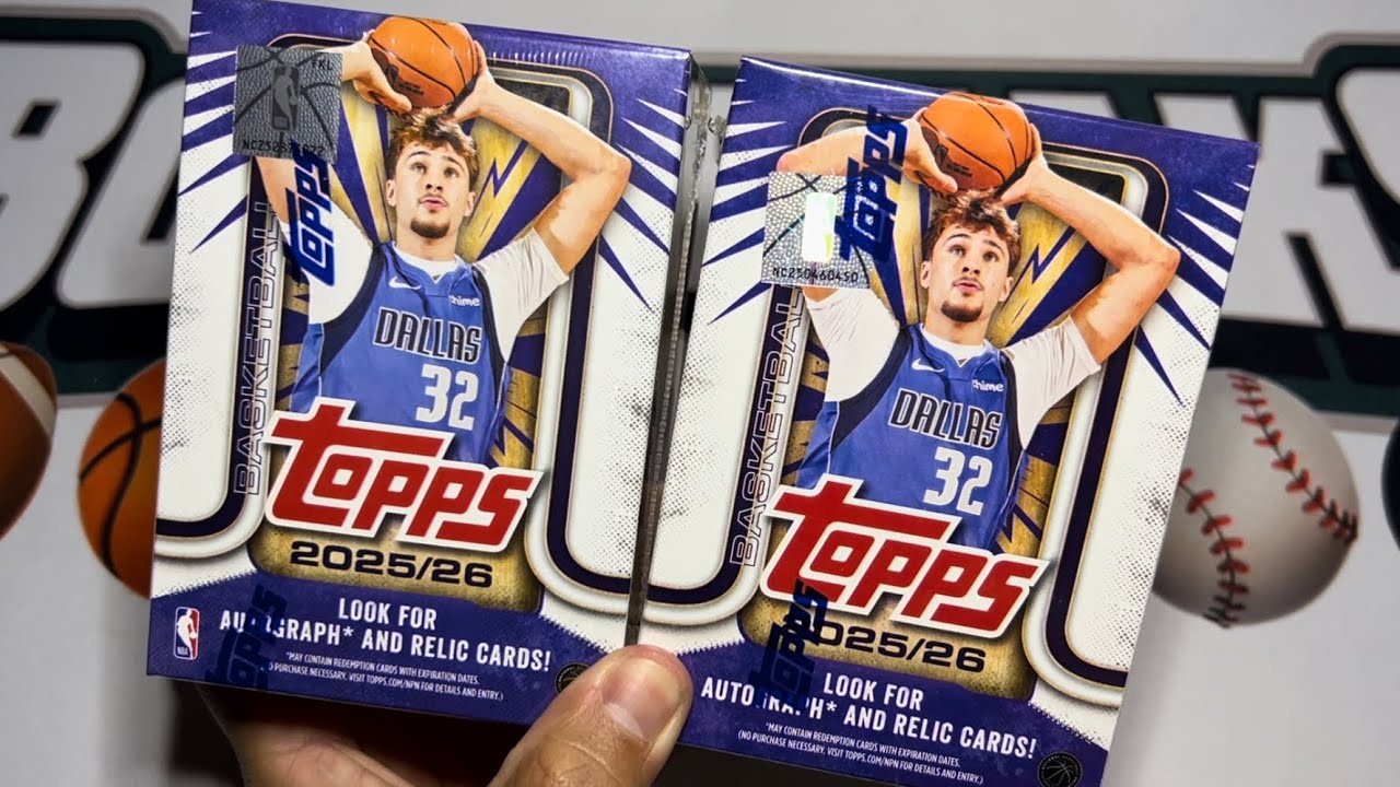 *WORTH $25?!* 🏀🤔 2 2025-26 Topps Basketball Blaster boxes #ToppsBasketball #BasketballCards 
