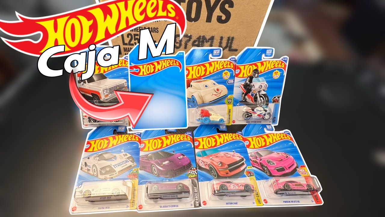 Caja M de HOT WHEELS 2025 / Ya la puedes encontrar colgada en tu súper más cercano 