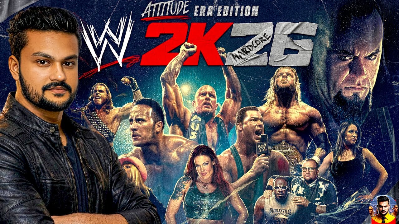 WWE 2K26 Эра Аттитюд — Геймплей, концепция и как это должно выглядеть в игре: Рок против Трипл Эй...