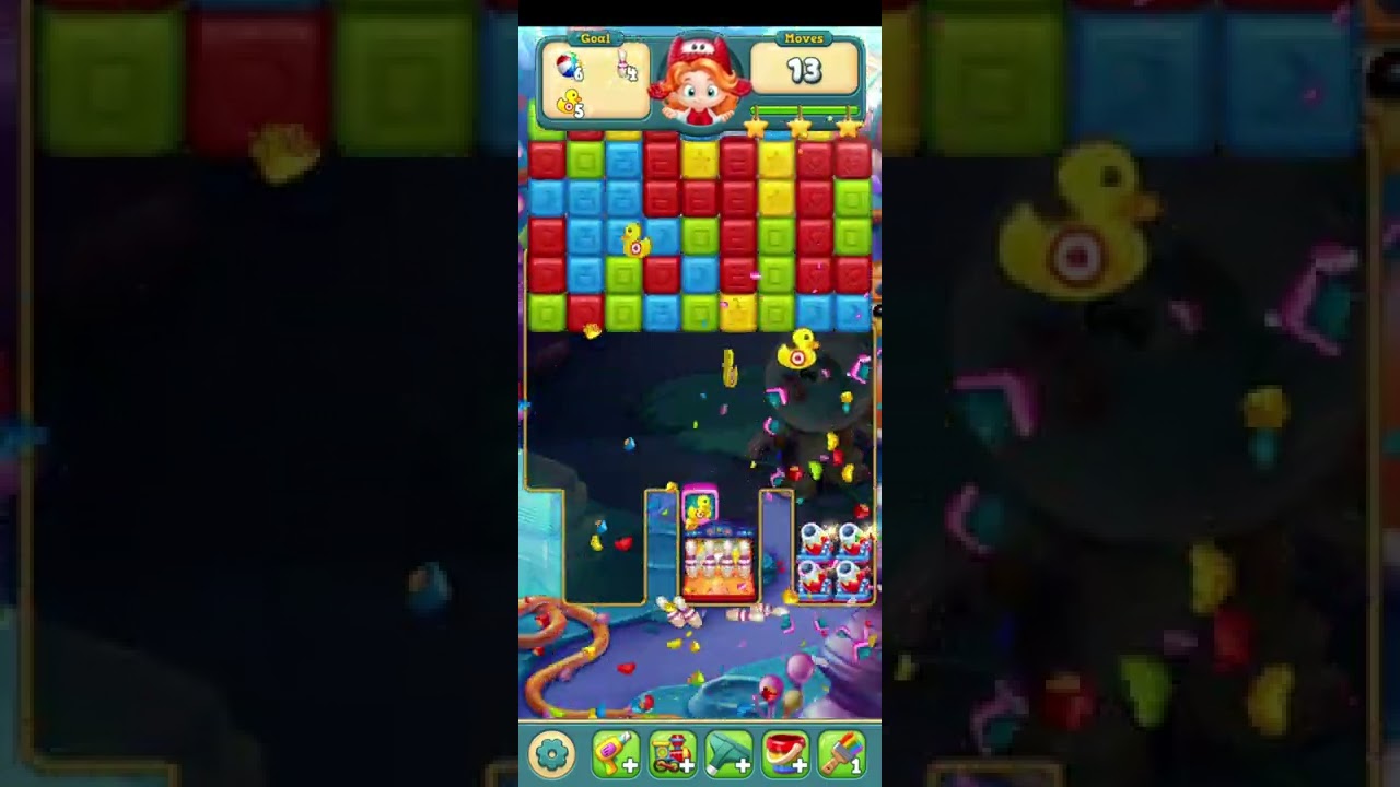 TOY BLAST LEVEL 6986 ~ No boosters