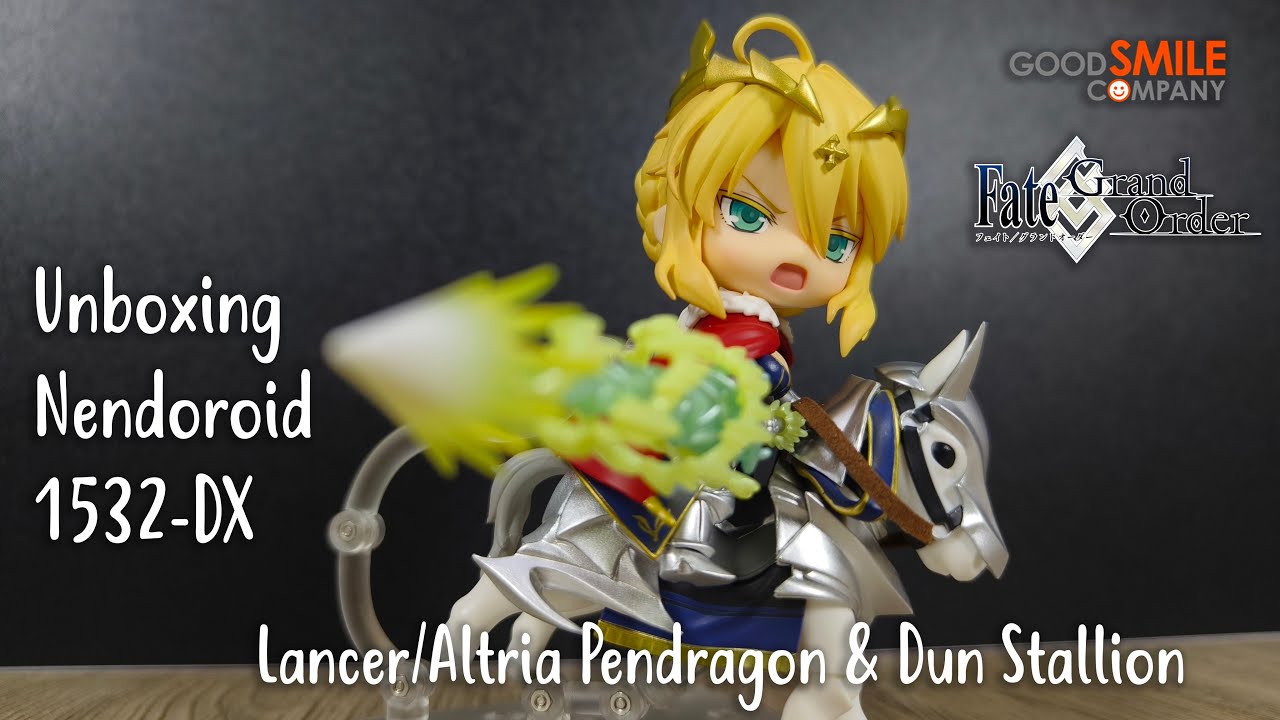 Unboxing Good Smile Company Nendoroid 1532-DX Lancer / Altria Pendragon & Dun Stallion Figure