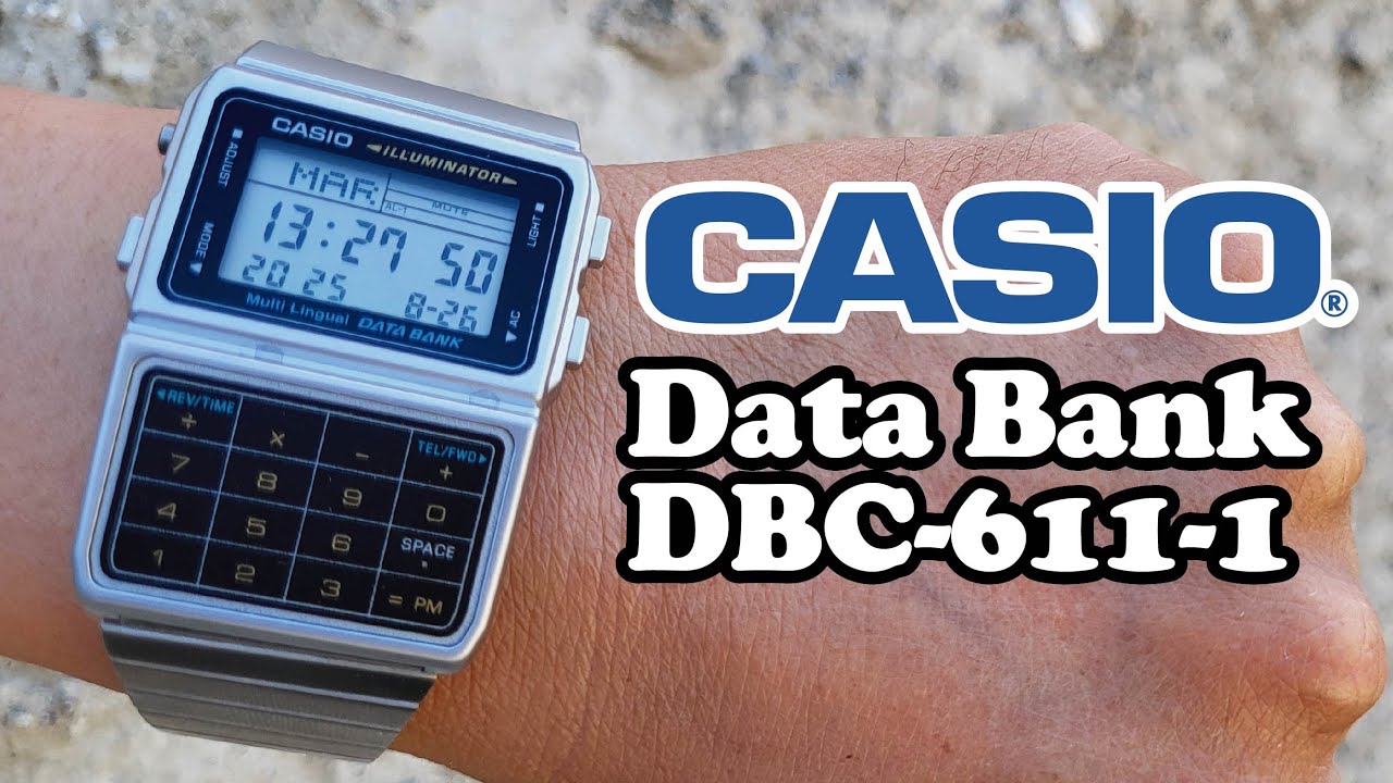 CASIO DATABANK DBC-611-1 | El reloj calculadora vintage que marcó una