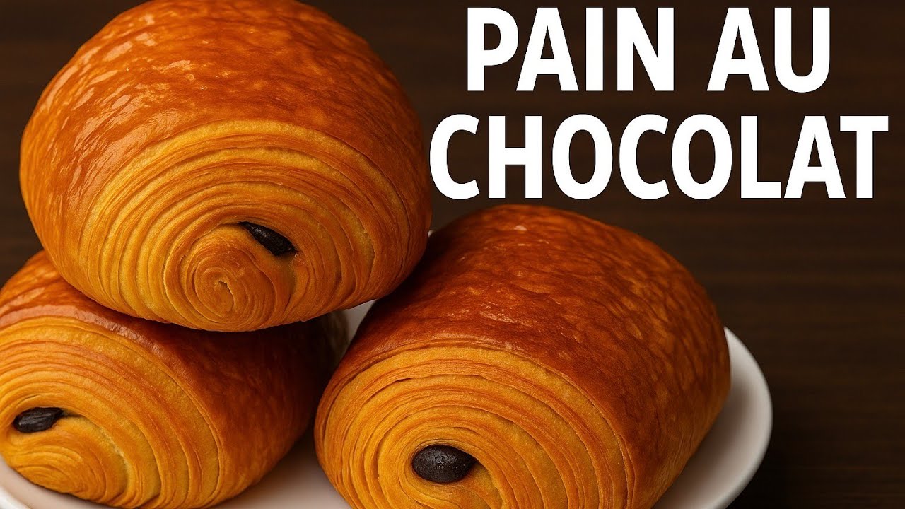 RECETTE DES CHOCOLATINES OU PAINS AU CHOCOLAT