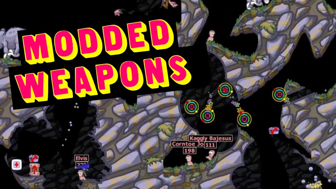 Worms Armageddon - Trying Modded Custom Weapons (Project X)