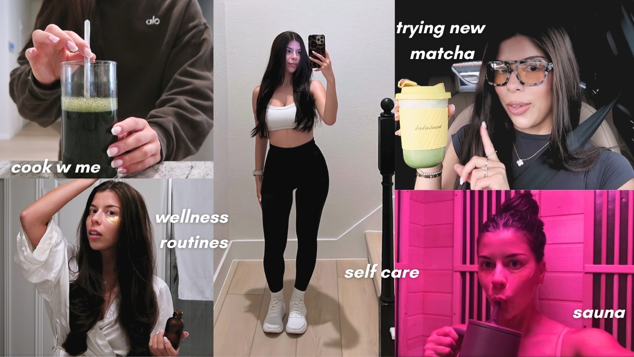 VLOG | DAYS IN MY LIFE 🤍 haircare, wellness routines, matcha, cooking, whole foods haul