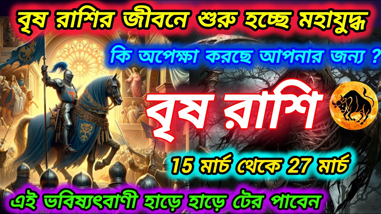 বৃষ রাশির জীবনে শুরু হচ্ছে মহাযুদ্ধ। কি অপেক্ষা করছে ? Vrishabh Rashi 2026 | Taurus  2026